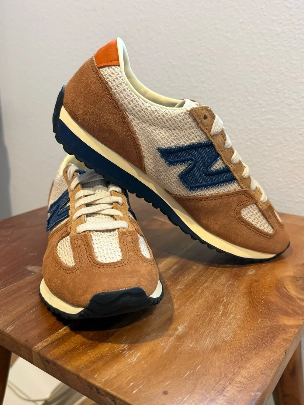 Sézane x New Balance 471 'Ecru Brown'